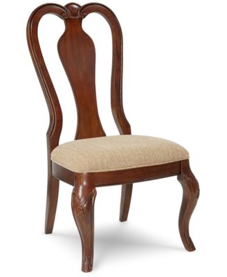 Furniture - Evolution Queen Anne Side Chair in Rich Auburn Finish Wood