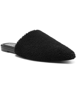 image of Vince Camuto Women-s Vameera Faux-Shearling Slippers Women-s Shoes