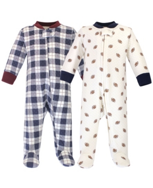 image of Baby Girls 2 Piece Premium Quilted Zipper Sleep and Play