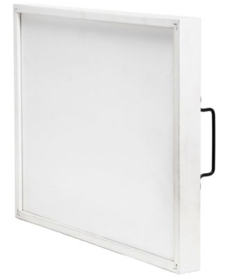 Decorative Wood Serving Tray with Handles - Mr and Mrs