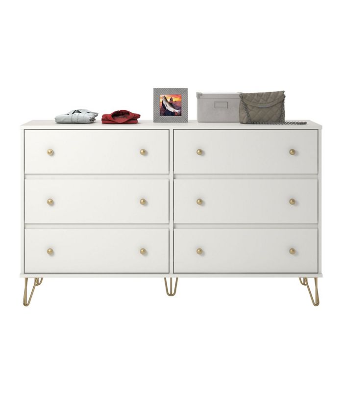 Novogratz Collection Novogratz Finley 6 Drawer Dresser Macy's