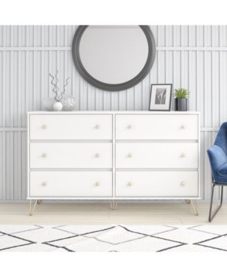 Novogratz Collection Novogratz Finley 6 Drawer Dresser