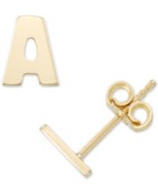 Anthropologie, Jewelry, Nwt Anthropologie M Initial Monogram Frontback Earrings  Set