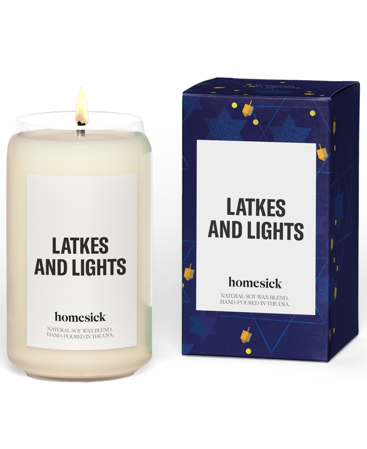 Latkes and Lights Candle - Natural