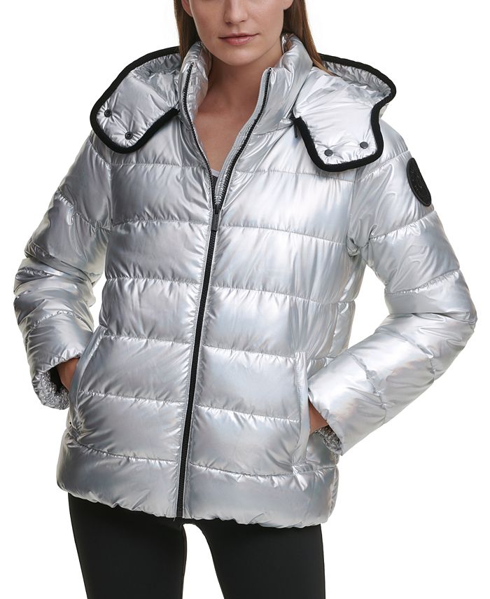 Calvin Klein Water-Resistant Puffer Jacket - Macy's