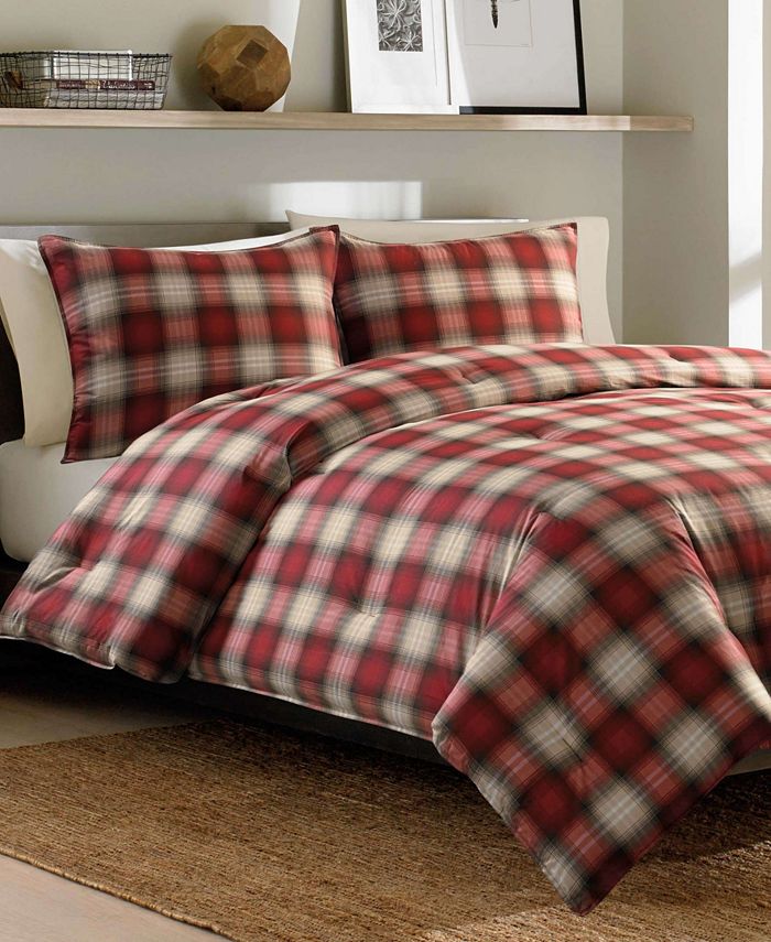Eddie Bauer Navigation Plaid Twin Comforter Set Macy's