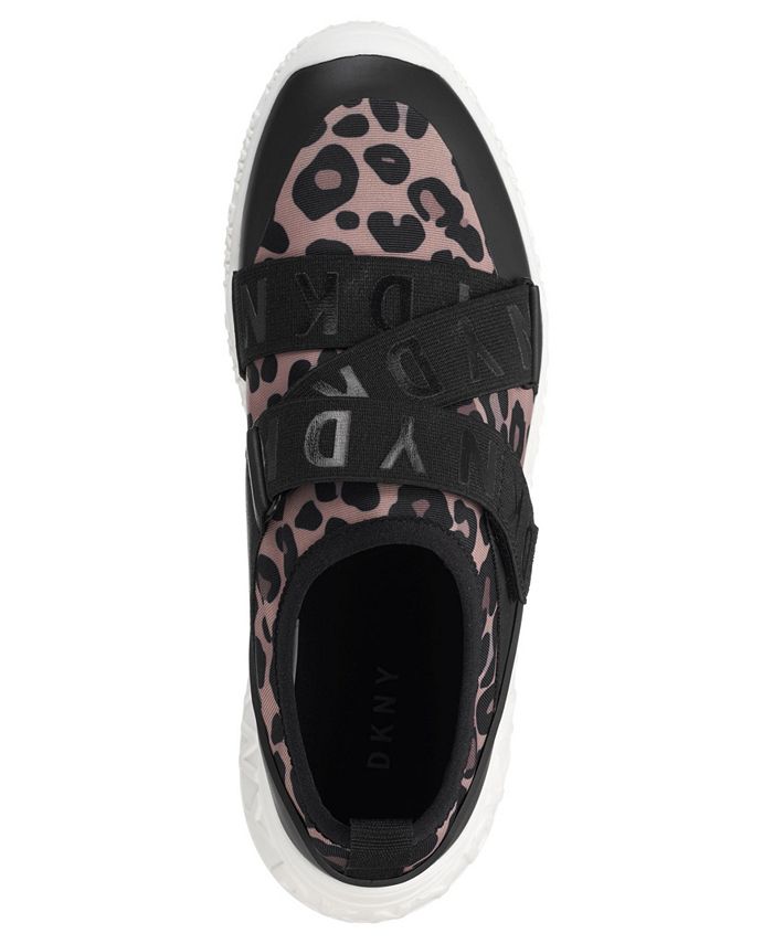DKNY Little Girls Leopard Slip On Strap Sneakers Shoe Macy's