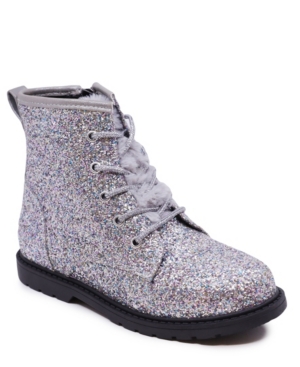 image of Toddler Girls Glitter Side Zipper Bootie