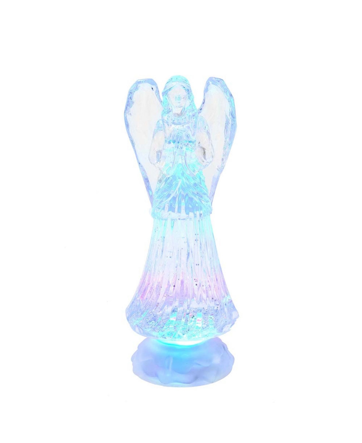 Kurt Adler Battery Operated Led Light-Up Angel with Water Table Piece