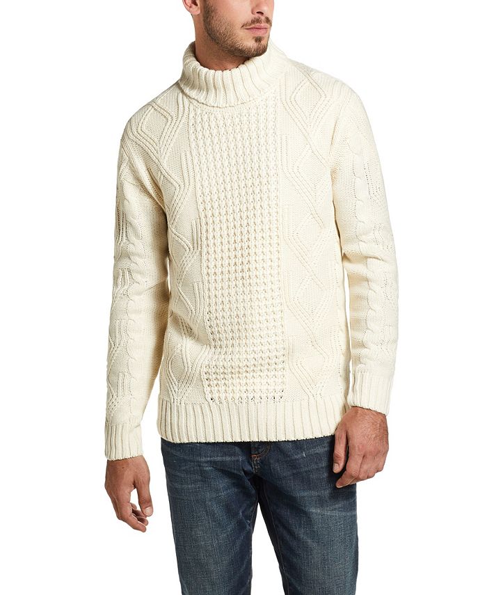 Weatherproof Vintage Men's Chunky Turtle Neck Sweater - Macy's
