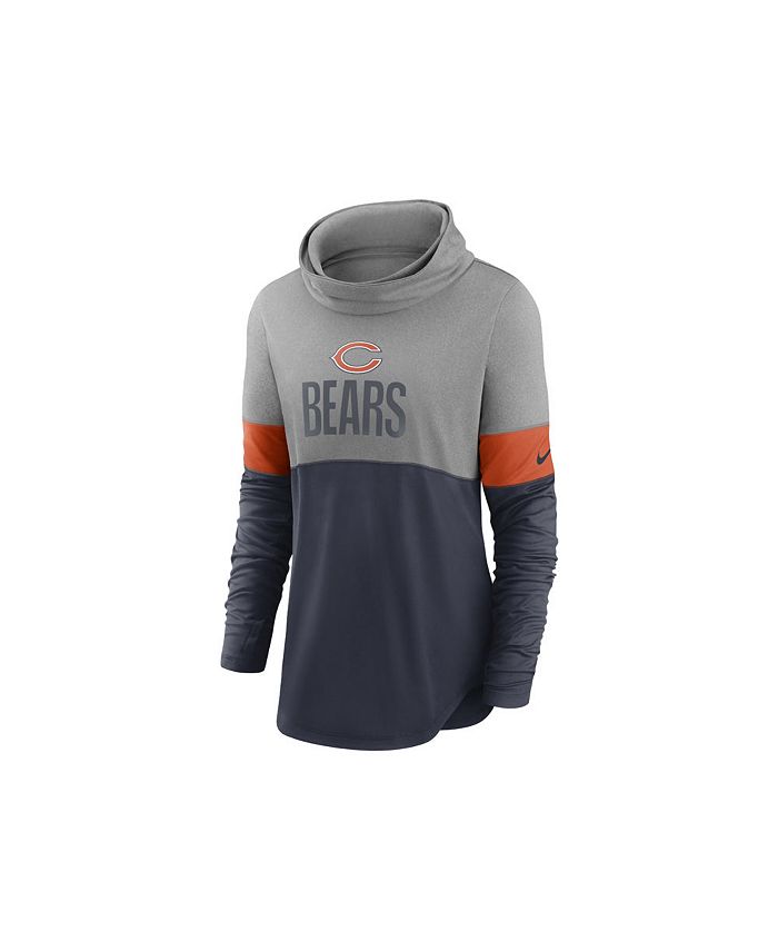 Nike Chicago Bears Women's Cowl Neck Long Sleeve Shirt - Macy's