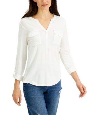 macys womens long sleeve tops