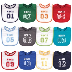Hudson Baby Boys and Girls Cotton Bibs
