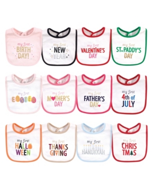 Hudson Baby Boys and Girls Cotton Bibs