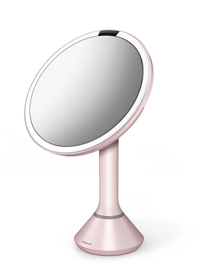 simplehuman 8" Round Sensor Makeup Mirror with TouchControl Dual Light