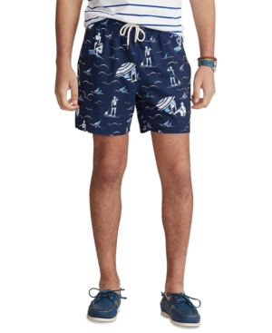 Polo Ralph Lauren Men's 575-Inch Traveler Classic Swim Trunk
