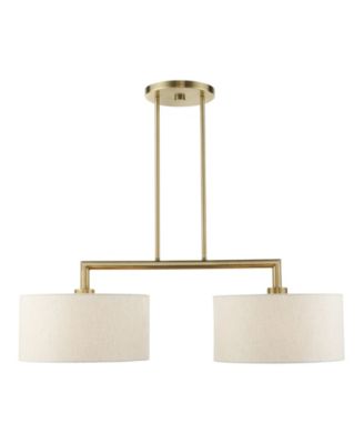 Meridian 2 Lights Linear Chandelier