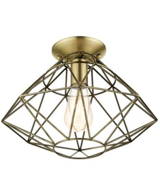 Geometric 1 Light Flush Mount