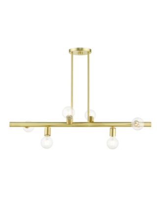 Bannister 6 Lights Linear Chandelier