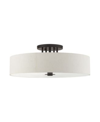 Meridian 6 Lights Semi Flush Mount