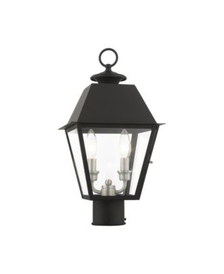 Mansfield 2 Lights Outdoor Post Top Lantern