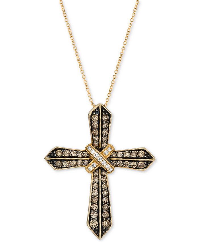 Chocolate diamond cross outlet