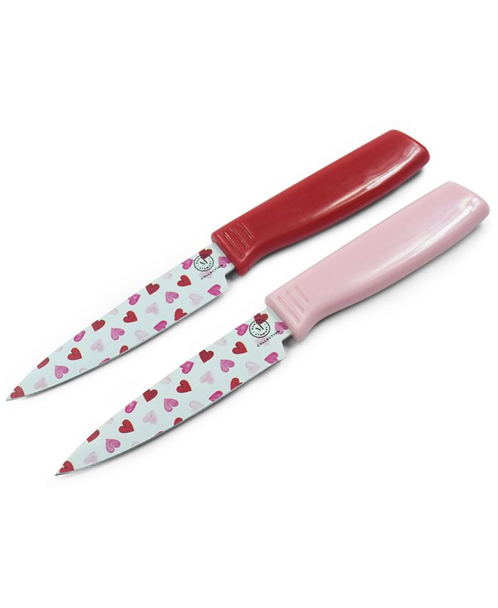 Martha Stewart Collection Heart Paring Knives, Set of 2, Created for Macy's  - Macy's