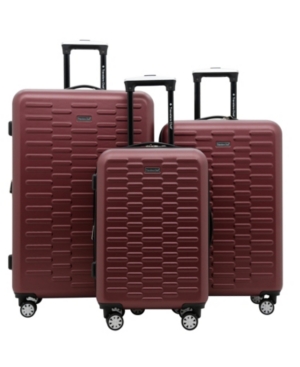 Travelers Club 3-Pc Shannon Spinner Expandable Luggage Set
