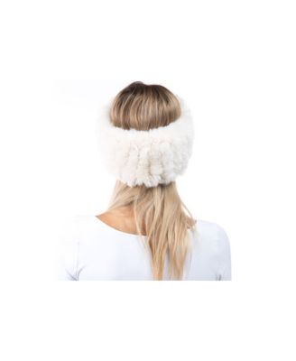 Women's Plush Faux Fur Stretch Headband