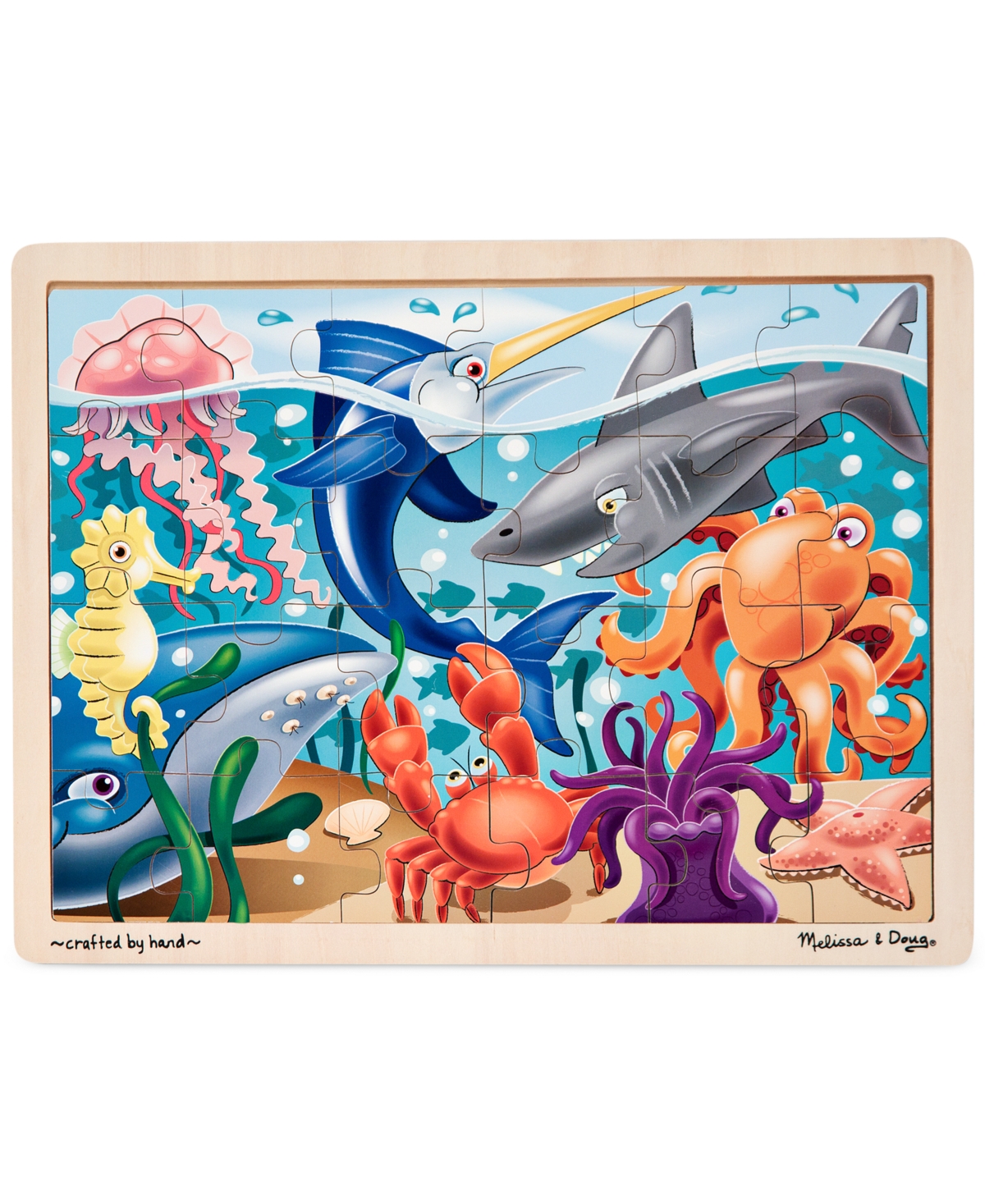 Melissa & Doug Kids Toy, Under The Sea 24-piece Jigsaw Puzzle In Multi