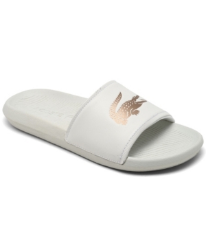 image of Lacoste Women-s Croc Premium Slide Sandals from Finish Line