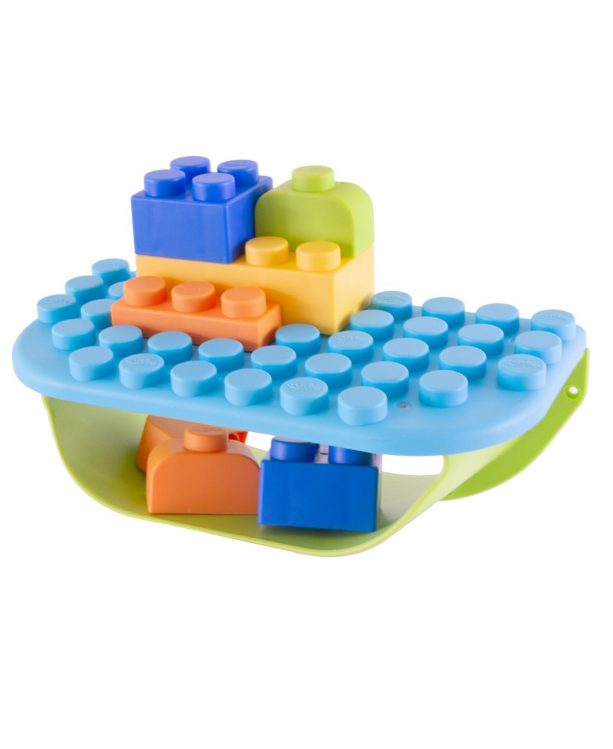 Uniplay Kids' Unishelf And 11 Piece Soft Blocks In Multi