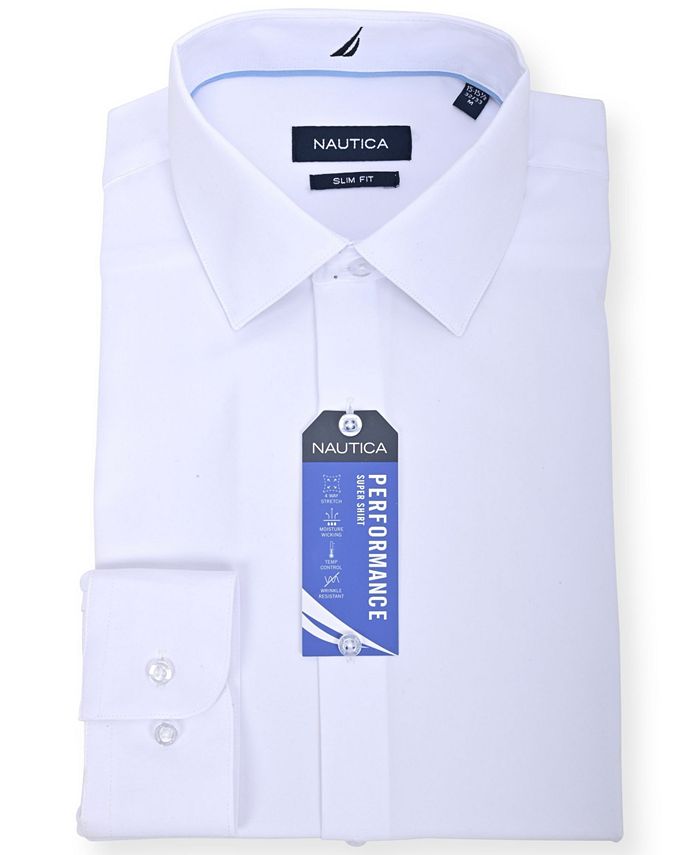 boerderij Chemicaliën Grand Nautica Men's Slim Fit Supershirt Dress Shirt & Reviews - Dress Shirts - Men  - Macy's