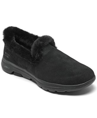 Skechers Women's GOwalk 5 - Toasty Faux Fur Walking Sneakers from Finish  Line \u0026 Reviews - Finish Line Women's Shoes - Shoes - Macy's