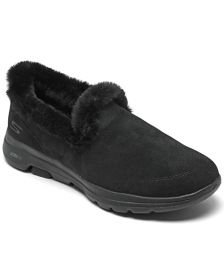 Women's GOwalk 5 - Toasty Faux Fur Walking Sneakers from Finish Line