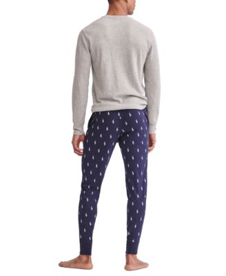 Men's Lightweight Cotton Logo Pajama Pants