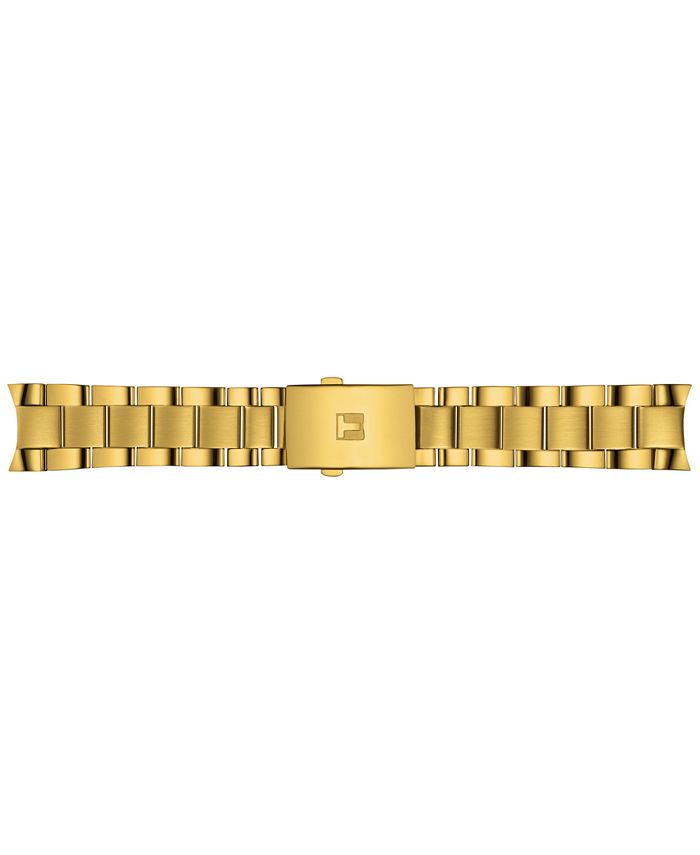 Tissot - Men's Swiss Chronograph XL Classic Gold-Tone Stainless Steel Bracelet Watch 45mm