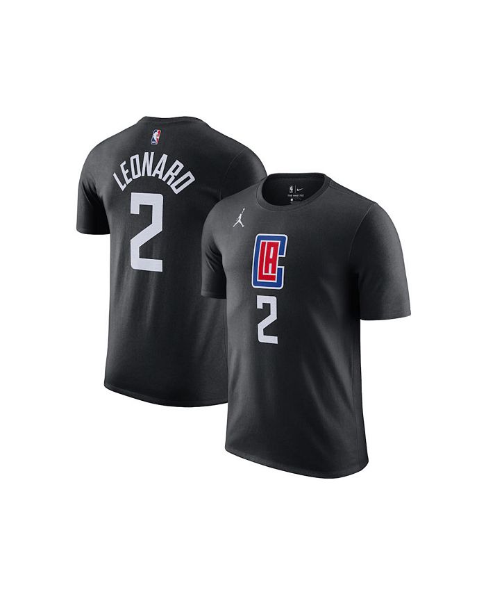 LA Clippers Jordan Statement Name & Number T-Shirt - Kawhi Leonard - Mens