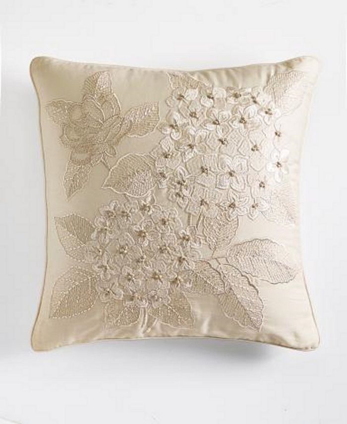 Hotel Collection Hydrangea Decorative Pillow, 18" x 18", Created for