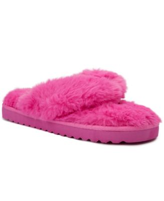 Sugar Women's Hurry Fuzzy Flip Flop Slippers - Macy's