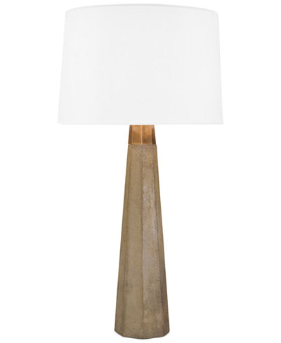Regina Andrew Concrete and Brass Table Lamp