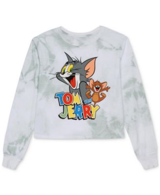 Warner Brothers - Juniors' Tom & Jerry Long-Sleeve T-Shirt