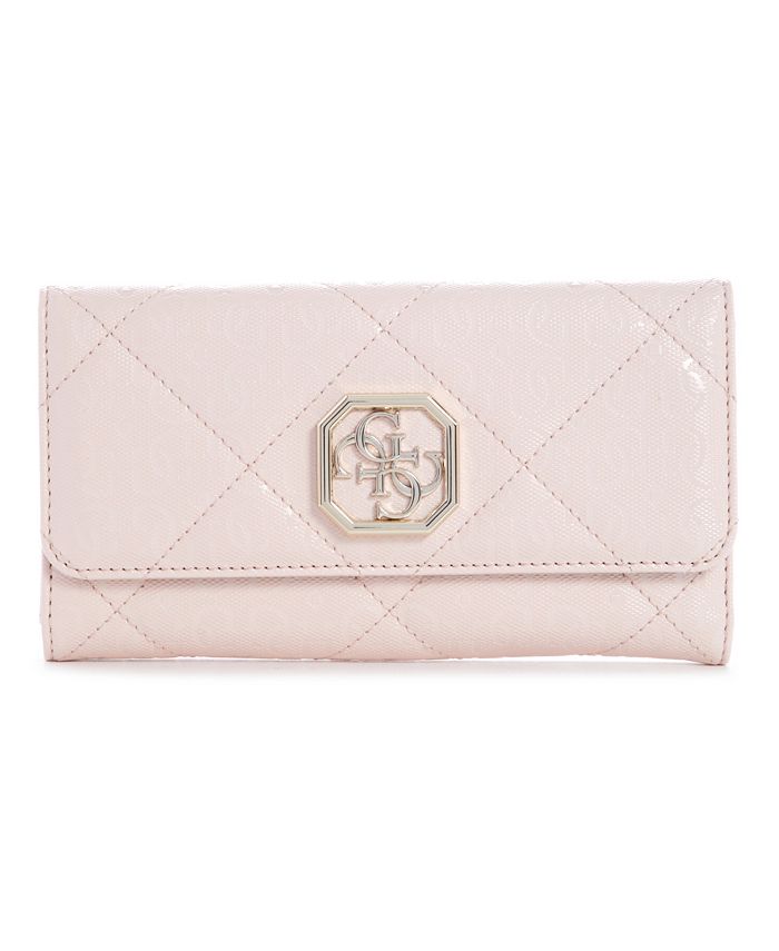 GUESS Dilla Quilted Logo Multi Clutch Wallet - Macy's