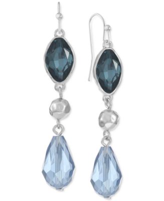 Style & Co Stone & Bead Linear Drop Earrings, Created for Macy's - Macy's