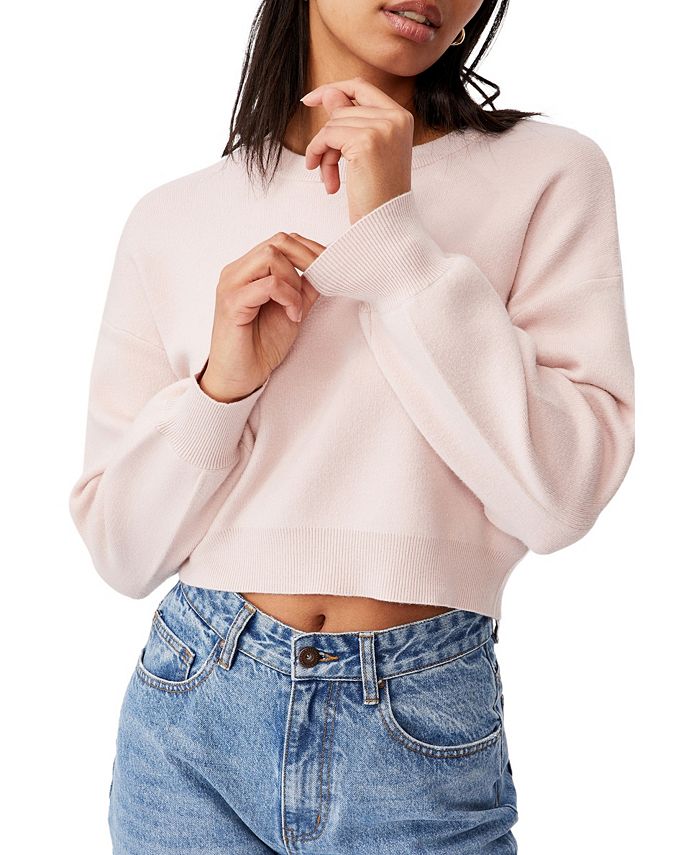 Chloe cropped clearance luxe pullover