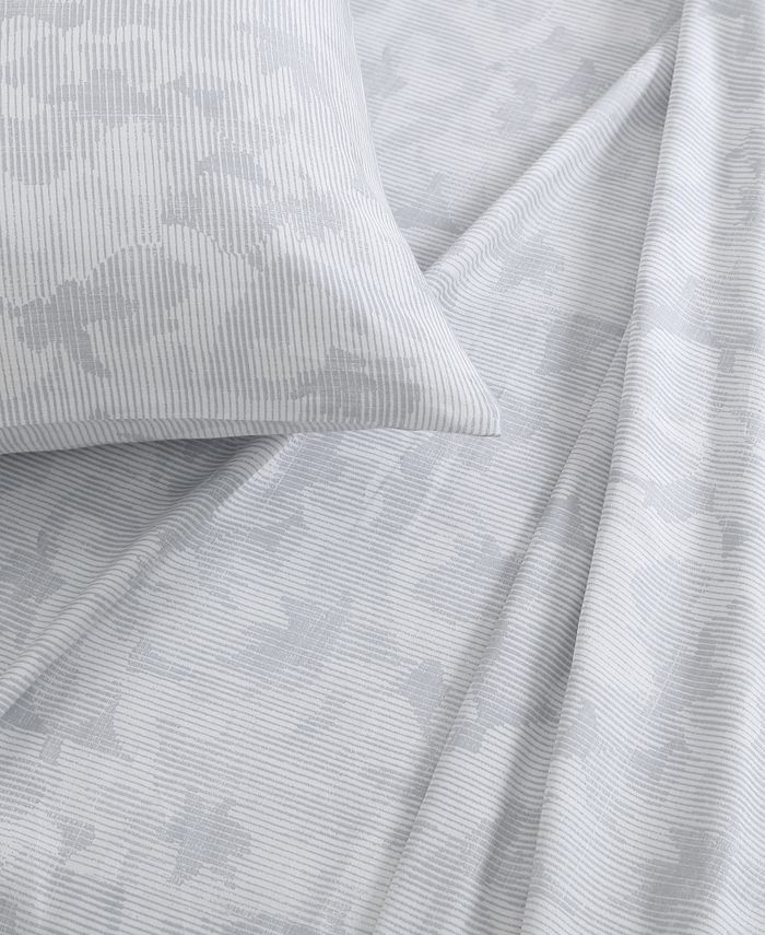 Vera Wang Variegated Floral 4 Piece Sheet Set, King Macy's