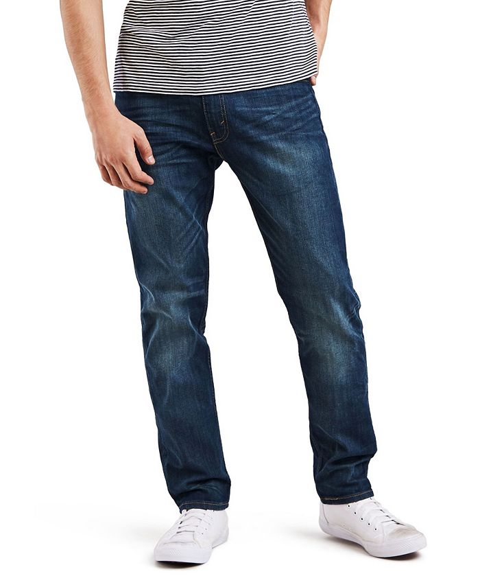 Levi's Mens 502 Big & Tall Regular Fit Taper Stretch Jeans Blue 36x38