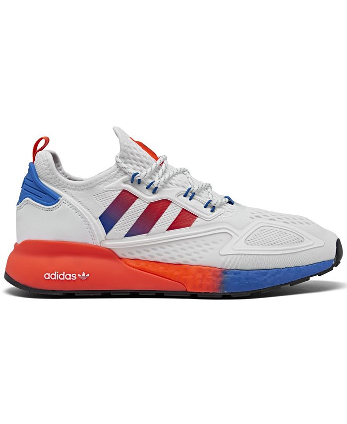 adidas Big Boys ZX 2K Boost Running Sneakers from Finish Line - Macy's