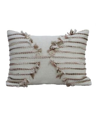 Chicos Home Throw Pillow Cover Beige Woven main image 0
