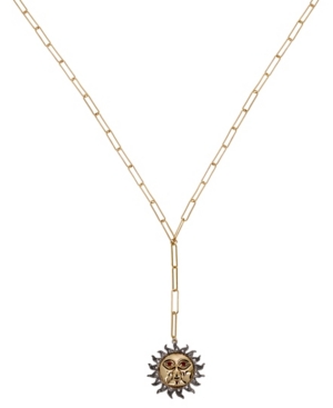 image of Betsey Johnson Celestial Sun Y Necklace